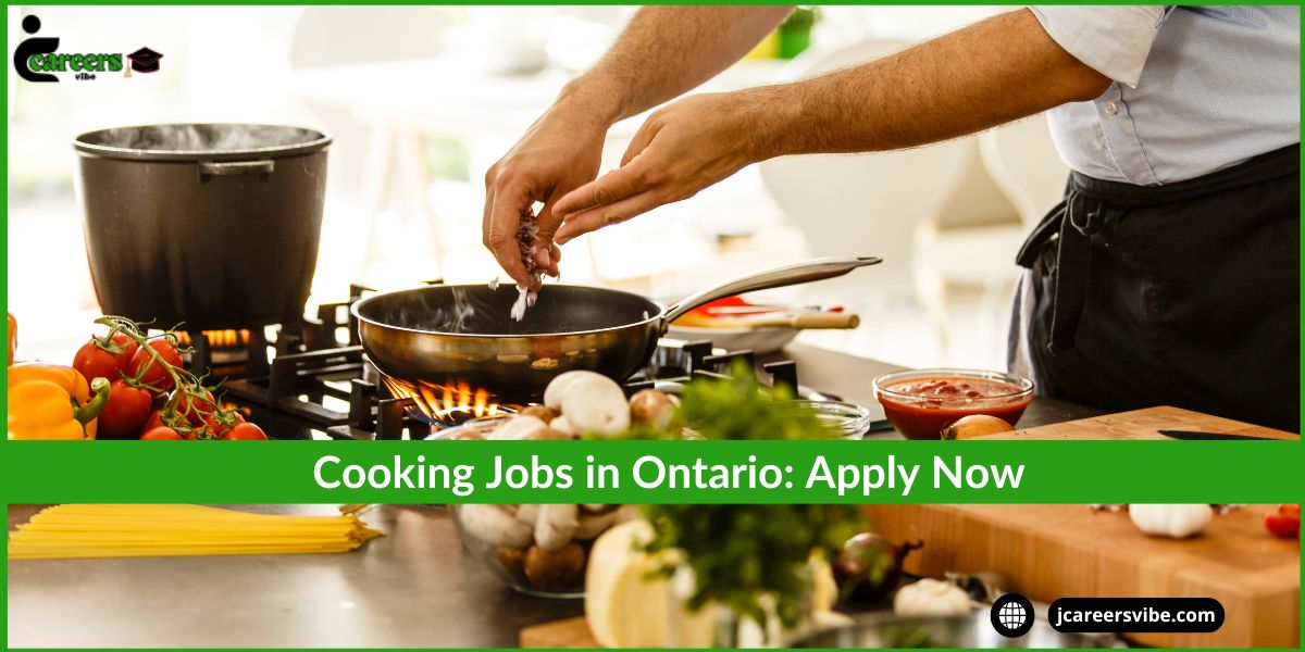 So if you want Cooking Jobs in Ontario, you can work as a cook in Canada. You have come to the right article.